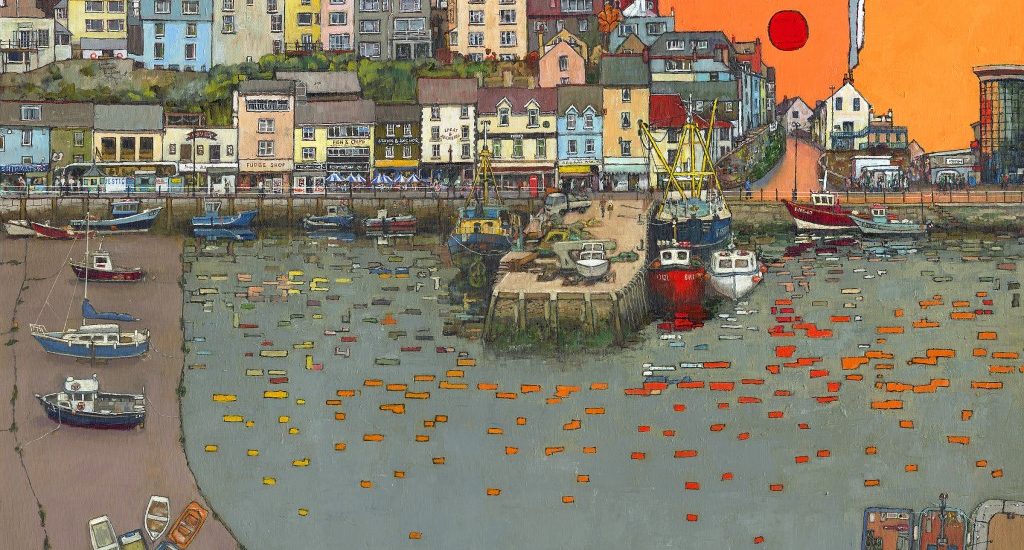 Seagull's view of Brixham Harbour