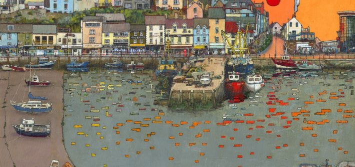 Seagull's view of Brixham Harbour