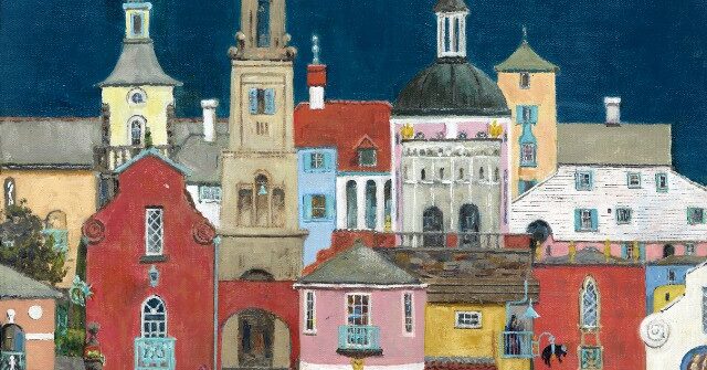 Portmeirion - Architectural Elevations and Roofs.